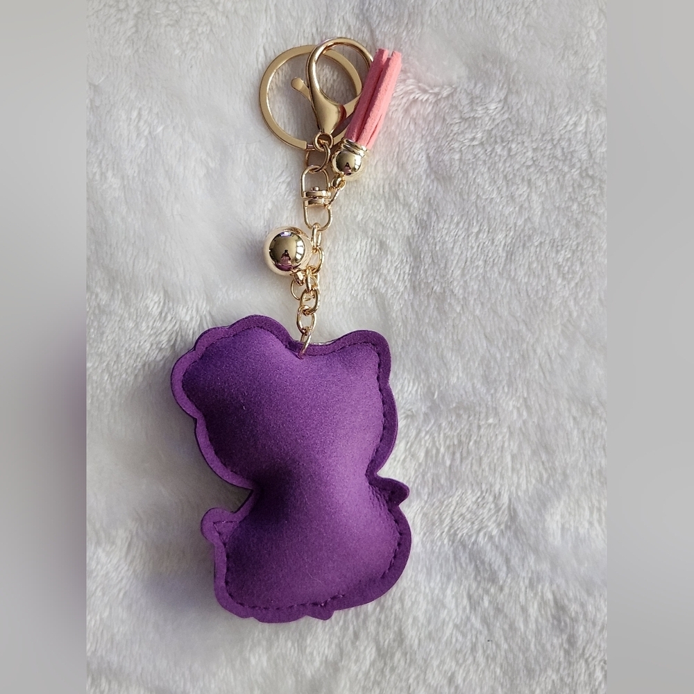 Hello Kitty Rhinestone Berry Keychain Bag Charm - Picture 3 of 4